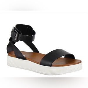 MIA Ellen Platform Sandals Black